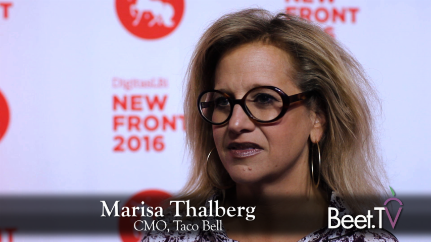 Taco Bell CMO Says Authenticity Key for Branded Content