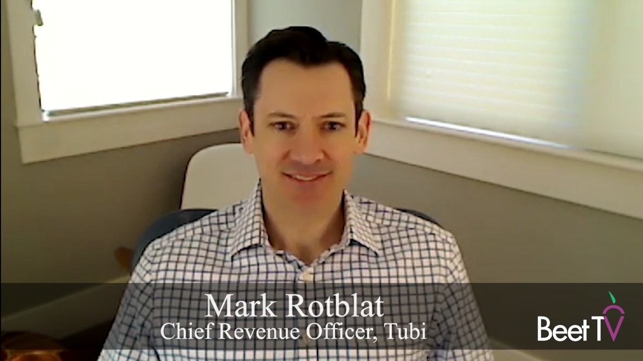 OTT Platforms Point Way for Cookie-Less Future: Tubi’s Mark Rotblat