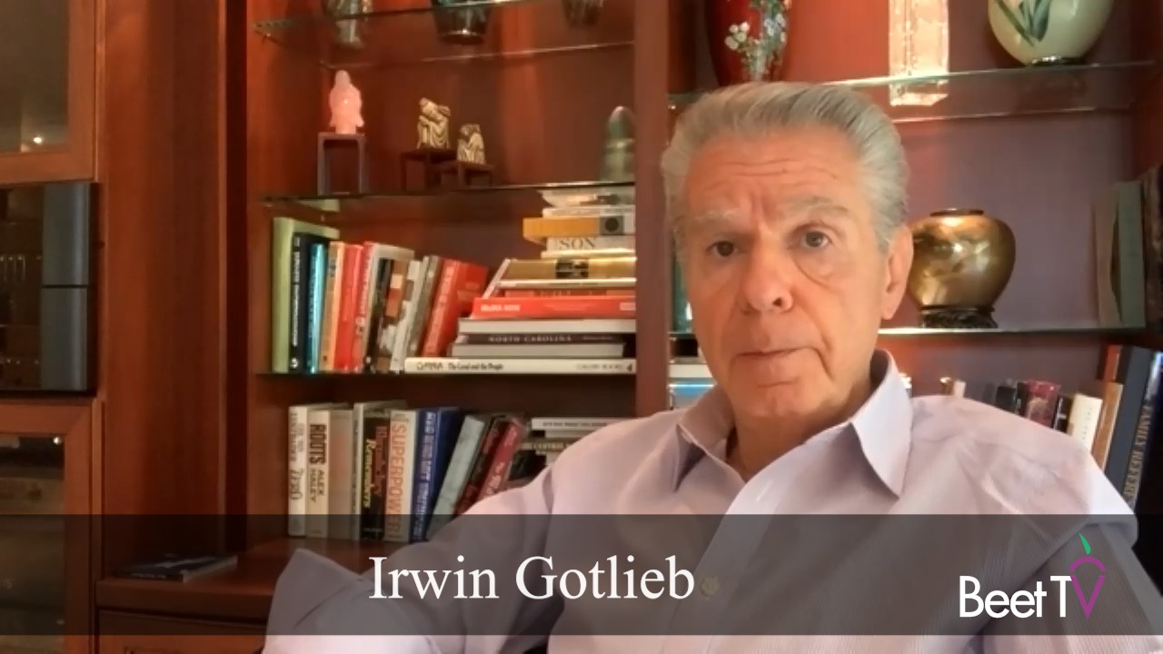 “Don’t Be Naive” About the Impact of Media on Society , Irwin Gotlieb