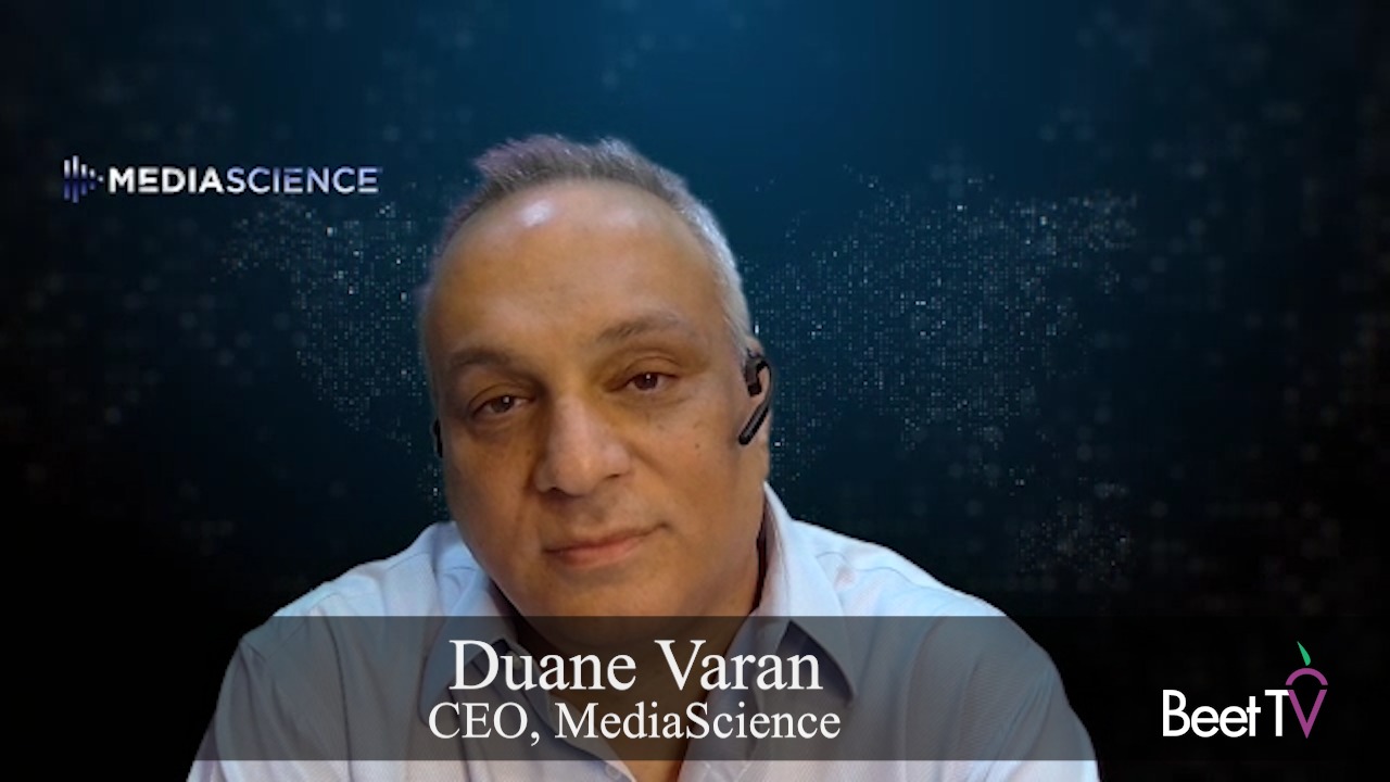 ‘There’s a New Paradigm for Brand Integrations on TV’: MediaScience’s Duane Varan